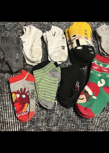 Erkek Çocuk Çok Renkli Desenli Çoraplar - Görsel 2