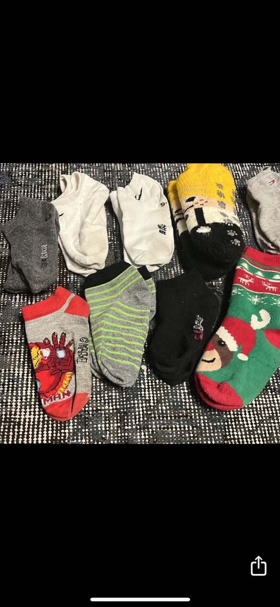 Erkek Çocuk Çok Renkli Desenli Çoraplar - Görsel 2