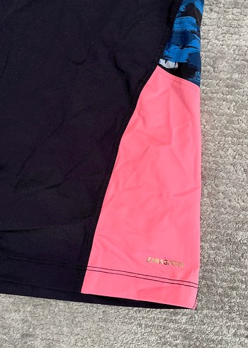 Mavi Detaylı Kadın Spor Atlet ve ince triko Cepken - Görsel 5