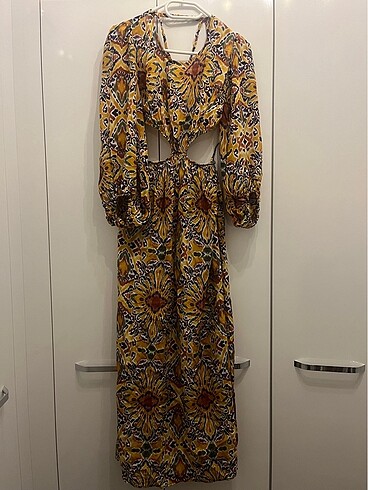 Zara beli açık elbise