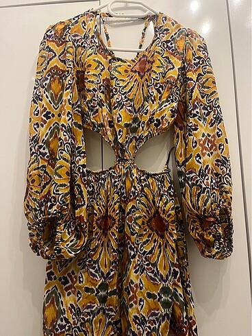 Zara Zara beli açık elbise