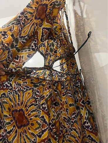 s Beden çeşitli Renk Zara beli açık elbise