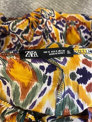 Zara beli açık elbise - Görsel 5