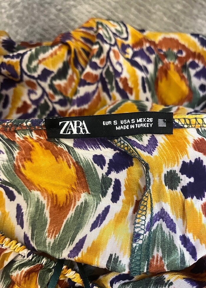 Zara beli açık elbise - Görsel 5