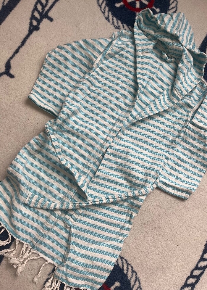 Pamuklu bornoz - Görsel 4