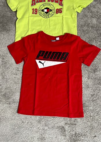Puma Kırmızı Puma Baskılı Erkek Tişörtü