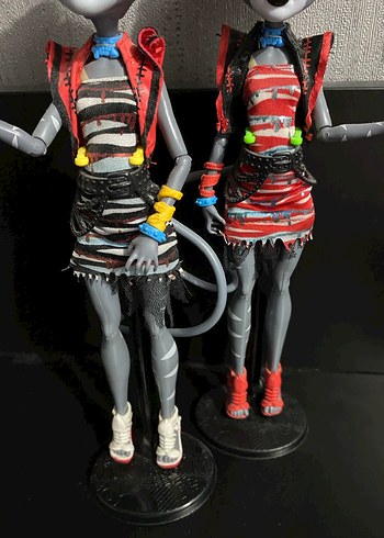 Beden Renk Monster High Meowlody ve Purrsephone