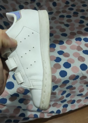 Kız Çocuk Beyaz Cırt Cırtlı Spor Ayakkabı - Görsel 10