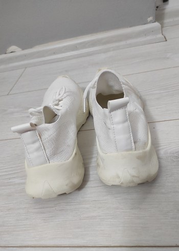 Beyaz Kadın Spor Ayakkabı - Görsel 4