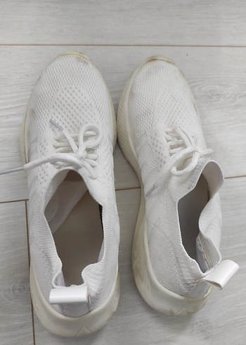 Beyaz Kadın Spor Ayakkabı - Görsel 5