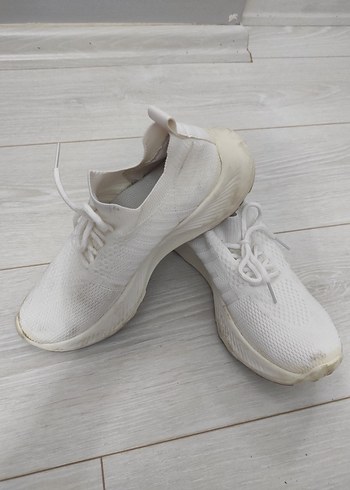 Beyaz Kadın Spor Ayakkabı - Görsel 3
