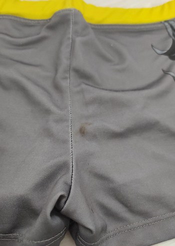 Batman Baskılı Gri Erkek Çocuk Mayo Şortu - Görsel 3