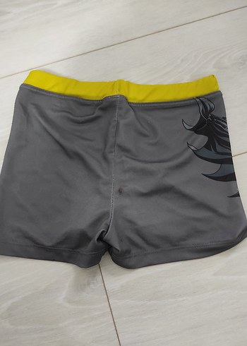 Batman Baskılı Gri Erkek Çocuk Mayo Şortu - Görsel 2