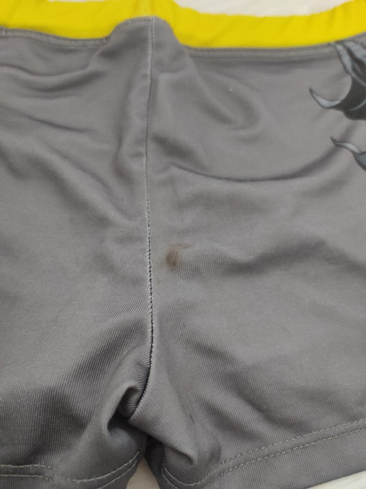 Batman Baskılı Gri Erkek Çocuk Mayo Şortu - Görsel 3
