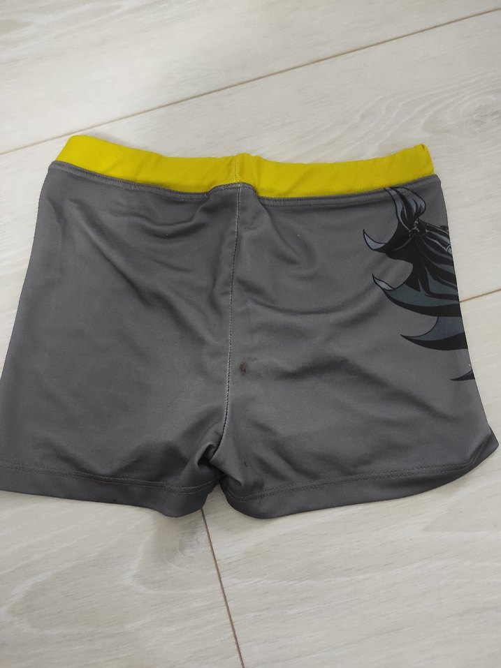 Batman Baskılı Gri Erkek Çocuk Mayo Şortu - Görsel 2