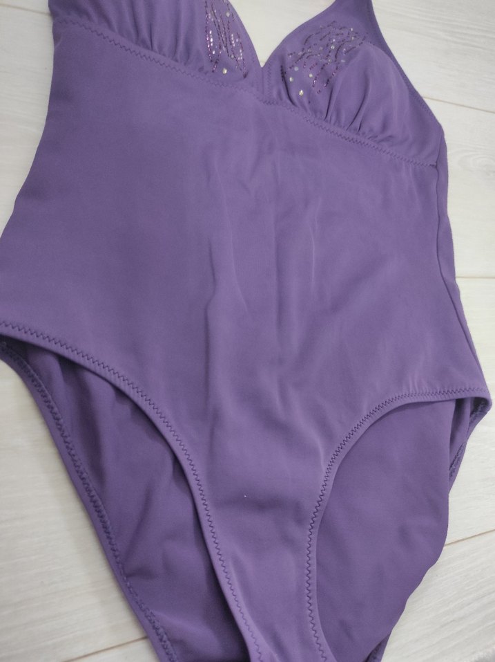 Mor Kadın boyundan Askılı Mayo - Görsel 2