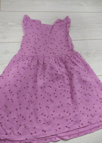 Kız Çocuk Renkli ve Mor Elbise Seti - Görsel 9