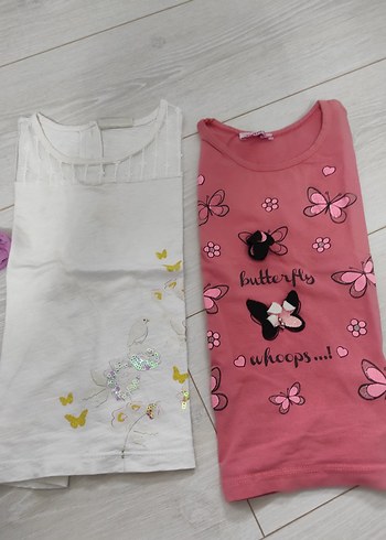 Kız Çocuk Renkli ve Mor Elbise Seti - Görsel 10