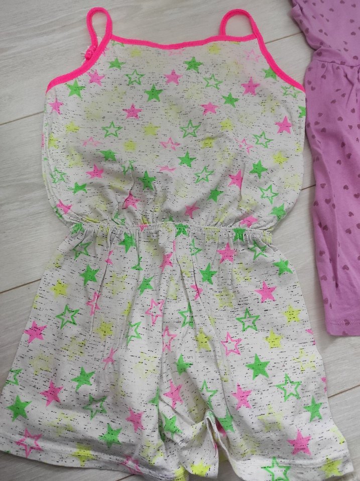 Kız Çocuk Renkli ve Mor Elbise Seti - Görsel 5