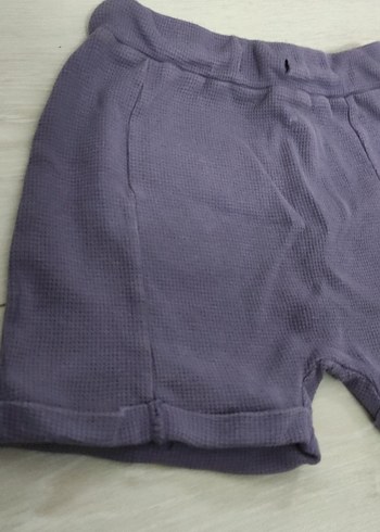 Mor Rahat Kesim kız Şort - Görsel 2