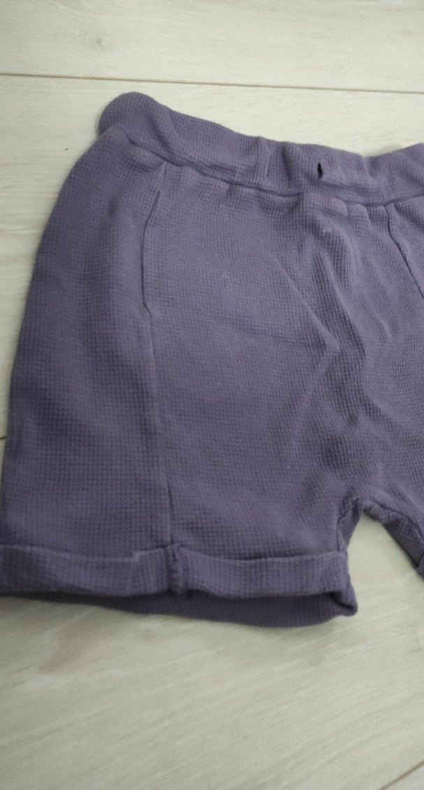 Mor Rahat Kesim kız Şort - Görsel 2