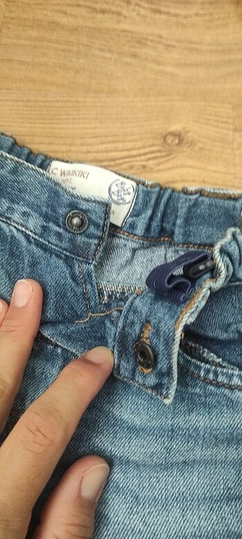 6-9 Ay Beden lacivert Renk Kot pantolon