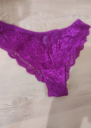 Mor Dantelli Mini Sütyen ve Külot Takımı - Görsel 7