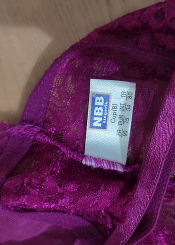 Mor Dantelli Mini Sütyen ve Külot Takımı - Görsel 6