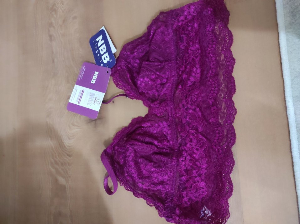 Mor Dantelli Mini Sütyen ve Külot Takımı - Görsel 4