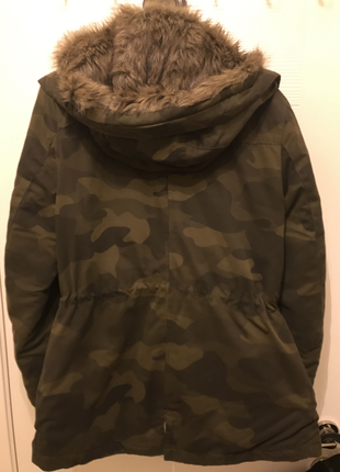 36 Beden haki Renk H&M Kamuflaj mont