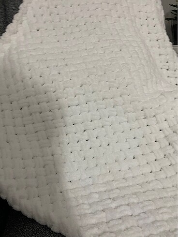 Standart Beden Beden beyaz Renk Puffy battaniye