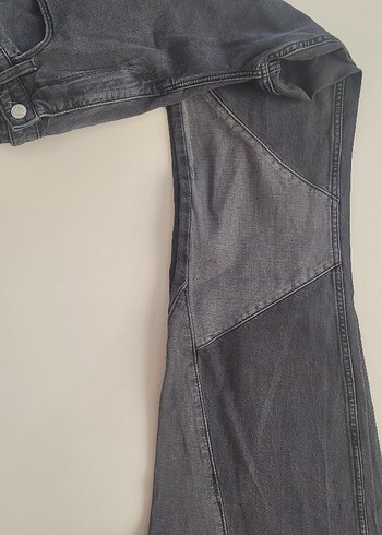 s Beden Gri Kız Çocuk Denim Pantolon