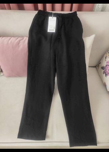 CALİMERA MODA Kadın Beli Bağlamalı Düz Pantolon - Görsel 2