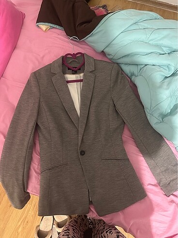 H&M GRİ BLAZER CEKET