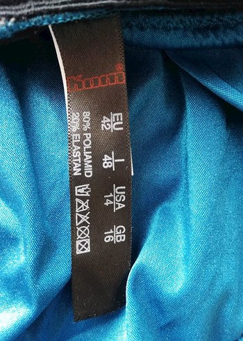 Kom Koyu Mavi Kemerli Kadın Mayo - Görsel 3