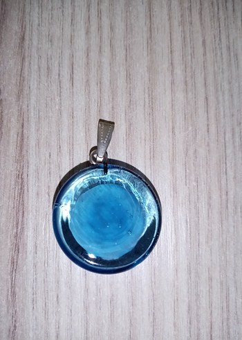 Mavi Boncuklu Nazar Boncuğu Kolye Ucu - Görsel 2