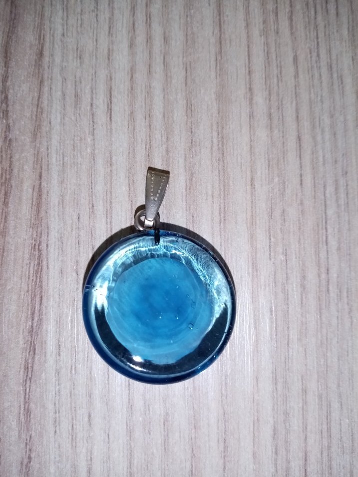 Mavi Boncuklu Nazar Boncuğu Kolye Ucu - Görsel 2