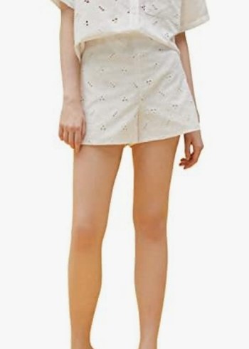 Fisto Beyaz Kadın Şort - Görsel 5