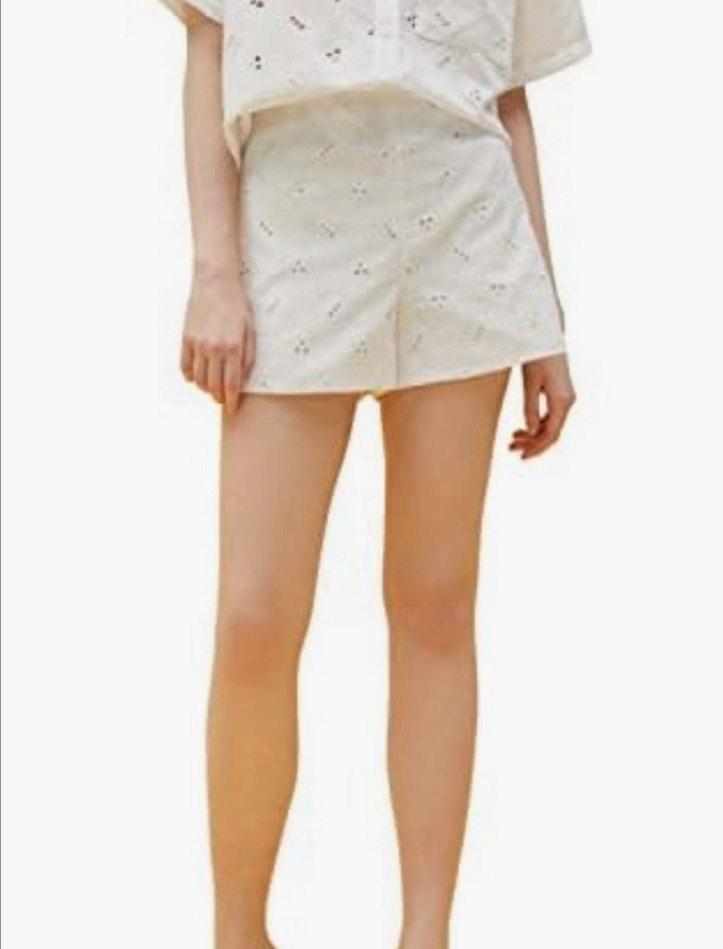Fisto Beyaz Kadın Şort - Görsel 5