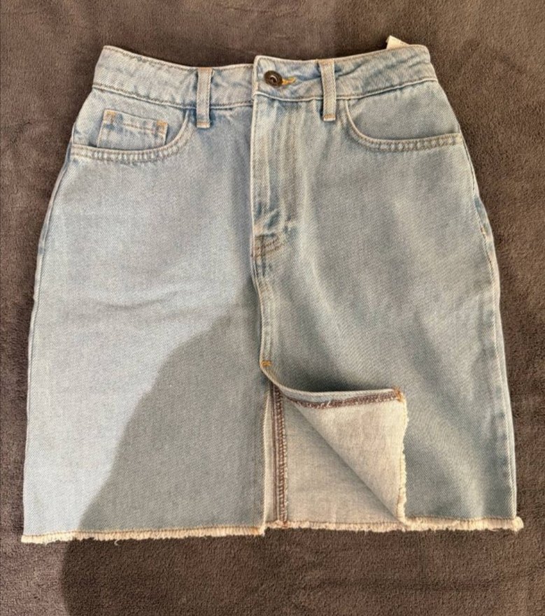 Kadın Denim Mini Etek - Görsel 2
