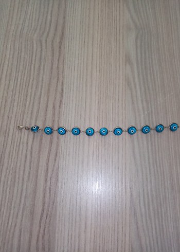 Gümüş Nazar Boncuklu  Kadın  Bileklik - Görsel 2