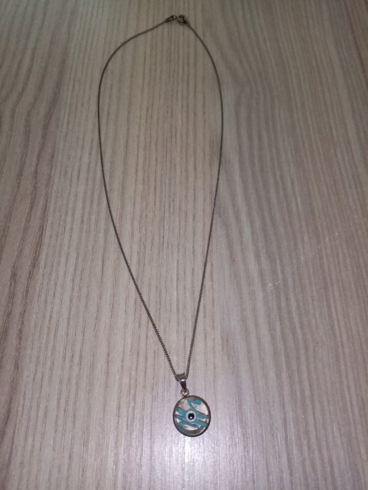 Gümüş Damla Model  Kolye Ucu - Görsel 2