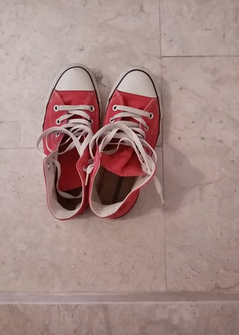 38 Beden Orjinal Converse Kırmızı Kadın Spor Ayakkabı