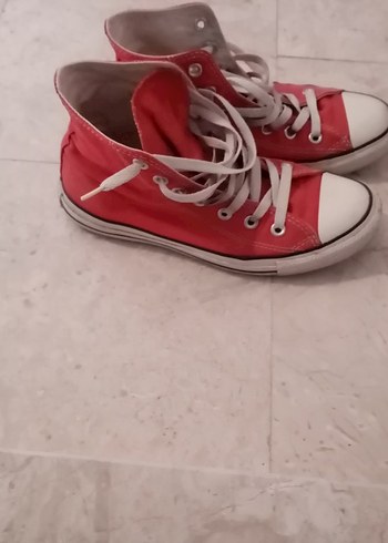 38 Beden kırmızı Renk Orjinal Converse Kırmızı Kadın Spor Ayakkabı
