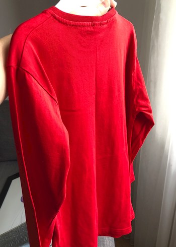 Kız Çocuk Kırmızı Uzun Kollu Atatürk Baskılı Tişört - Görsel 5