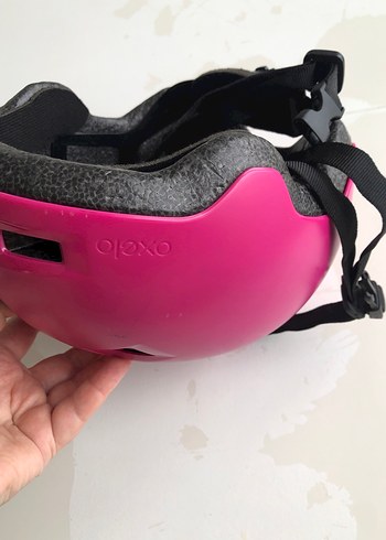 Pembe Biker Stil bisiklet paten kaskı - Görsel 5