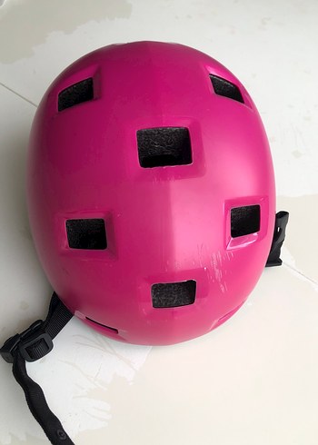 Pembe Biker Stil bisiklet paten kaskı - Görsel 2