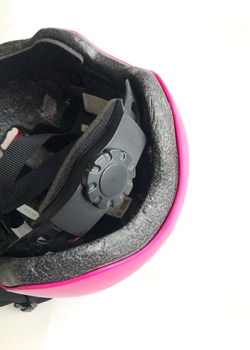 Pembe Biker Stil bisiklet paten kaskı - Görsel 6