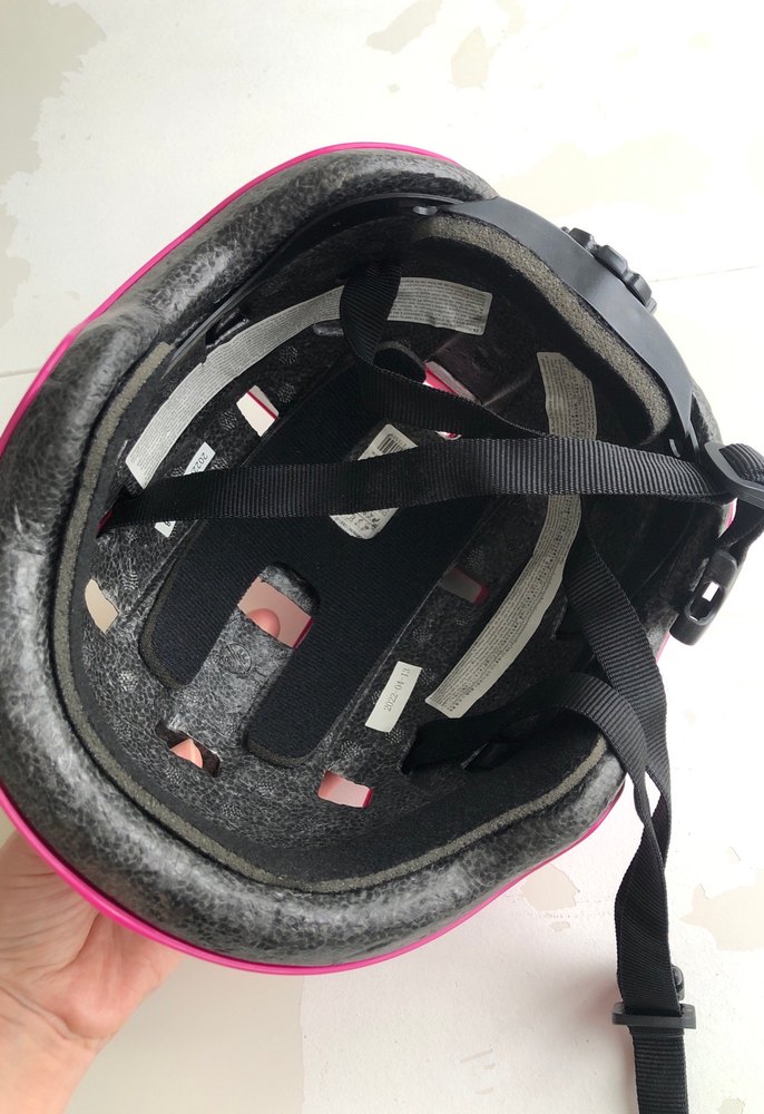 Pembe Biker Stil bisiklet paten kaskı - Görsel 4