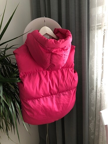 Kapüşonlu kolsuz yelek - Görsel 7